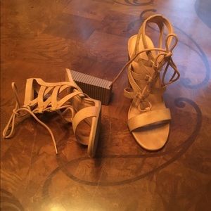 Altar’d State Neutral Sandal Heels